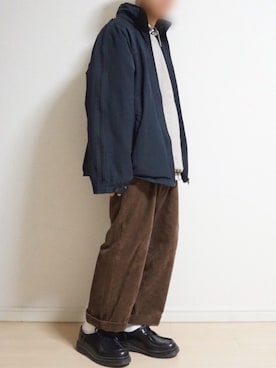 「RAGEBLUE（レイジブルー）のアイテム（その他シューズ）」を使った、一寸さん（メンズ・164cm）の冬コーディネート