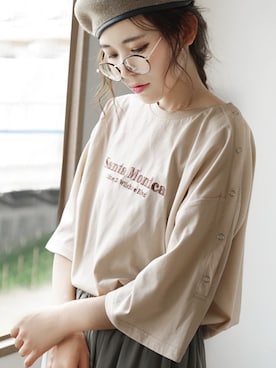 蒼井翔子さんのコーディネート