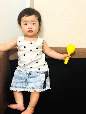 yuzuaoさん（キッズ・70cm）の夏コーディネート