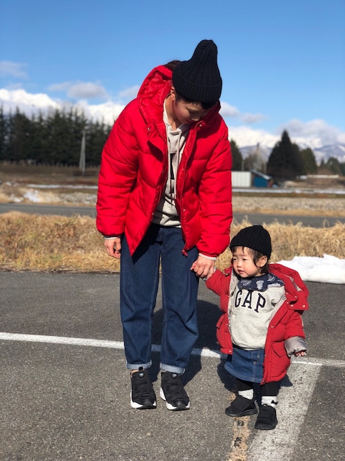 Yuzuu The North Faceのダウンジャケット コートを使ったコーディネート Wear