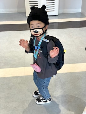 「おんなのこコーデ」｜「アイテム（その他）」を使った、yuzuaoさん（キッズ・90cm）の冬コーディネート