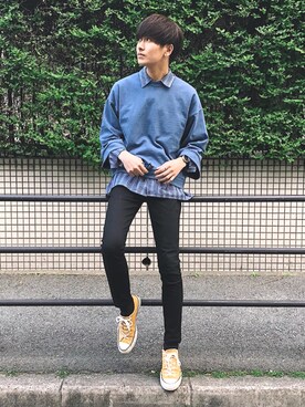 satoshiさん（メンズ・172cm）の春コーディネート