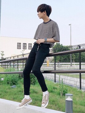 satoshiさん（メンズ・172cm）の夏コーディネート