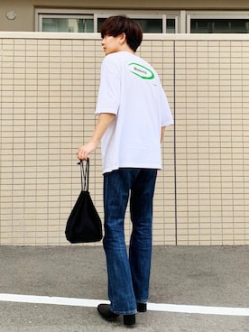 「MEMENTO（メメント）のアイテム」を使った、satoshiさん（メンズ・172cm）の夏コーディネート