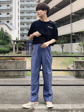 「MEMENTO（メメント）のアイテム」を使った、satoshiさん（メンズ・172cm）の夏コーディネート