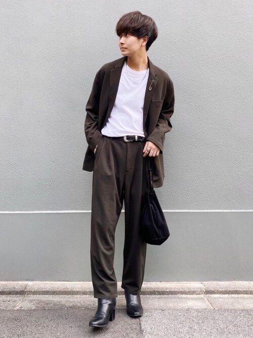 satoshi｜EMMA CLOTHESのテーラードジャケットを使ったコーディネート - WEAR