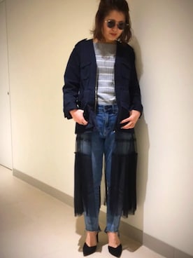 「Antgauge（アントゲージ）のアイテム」を使った、ぎずもさん（レディース・153cm）の冬コーディネート