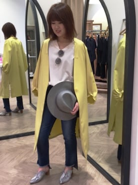 「Antgauge（アントゲージ）のアイテム」を使った、ぎずもさん（レディース・153cm）の春コーディネート