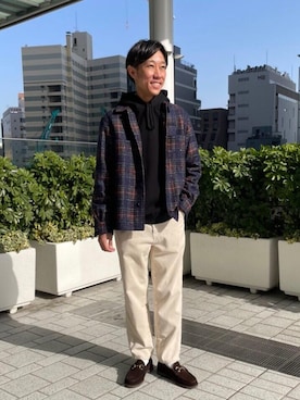 「TUBE（チューブ）のアイテム」を使った、Haruki Gotoさん（メンズ・167cm）の冬コーディネート