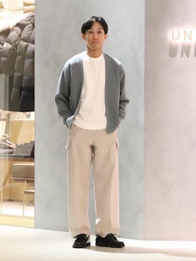 バトナー BATONER カーディガン ハイカウント リブニット セーター BATONER / バトナー | HIGH COUNT RIB CARDIGAN ハイカウント リブ