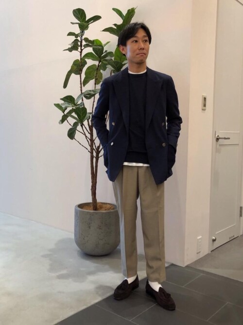 Haruki Goto ユナイテッドアローズ 名古屋駅店 United Arrowsのスリッポンを使ったコーディネート Wear