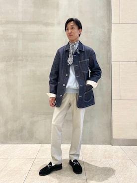 「SCYE BASICS（サイベーシックス）のアイテム（ジャケット/アウター）」を使った、Haruki Gotoさん（メンズ・167cm）の冬コーディネート