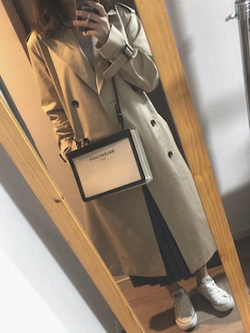 「DRWCYS（ドロシーズ）のアイテム（ジャケット/アウター）」を使った、もももさん（レディース・155cm）の春コーディネート