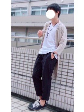 「DAISO（DAISO）のアイテム（アナログ腕時計）」を使った、Masaさん（メンズ・166cm）の秋コーディネート