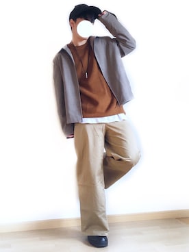 「アイテム（ブルゾン）」を使った、Masaさん（メンズ・168cm・10代）の冬コーディネート