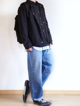 「平成最後のWEARISTAセンバツ」｜「アイテム（ナイロンジャケット）」を使った、Masaさん（メンズ・168cm）の春コーディネート