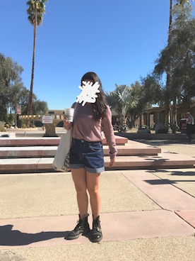 A:)さん（レディース・155cm）の冬コーディネート