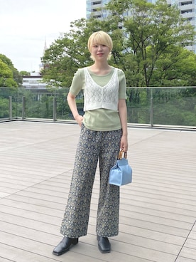 HALHIさん（レディース・161cm）の夏コーディネート