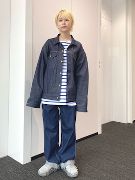 「B:MING by BEAMS（ビーミングバイビームス）のアイテム」を使った、HALHIさん（レディース・161cm）の夏コーディネート