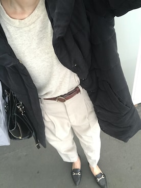 「CIAOPANIC TYPY（チャオパニックティピー）のアイテム（ダウンジャケット/コート）」を使った、bubuさん（レディース・163cm）の冬コーディネート