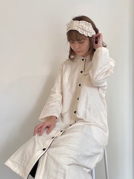 「アイテム（ルームウェア）」を使った、キッドブルーさん（レディース・164cm）の秋コーディネート