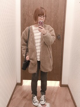 yさん（レディース・155cm）の冬コーディネート