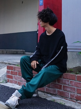 MYne(マイン)の「【MYne】トラックパンツ/TRACK PANTS(その他パンツ MYne(マイン)の「【MYne】トラックパンツ/TRACK PANTS(その他パンツ