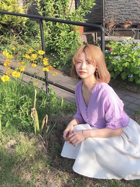 「DHOLIC（ディーホリック）のアイテム（ブレスレット）」を使った、ayakoさん（レディース・150cm）の夏コーディネート