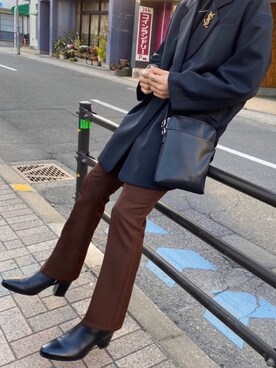 「endevice（エンデヴァイス）のアイテム（シューズ）」を使った、りょーごさん（メンズ・173cm）の春コーディネート