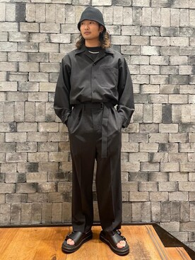 「MONKEY TIME（モンキータイム）のアイテム」を使った、Haruto Fukushimaさん（メンズ・170cm）の春コーディネート