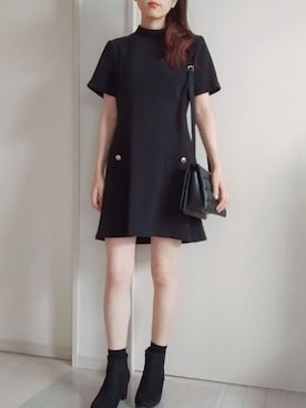 「ZARAワンピース」｜masaki_sさん（レディース・161cm）の秋コーディネート