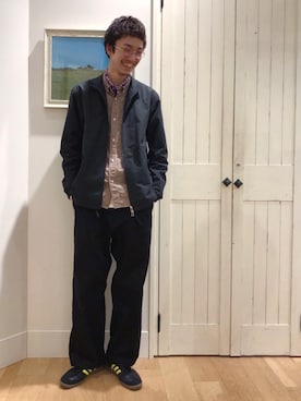 「coenスタッフスタイリング」｜「アイテム（ブルゾン）」を使った、Kouta Shimizuさん（メンズ・182cm）の冬コーディネート