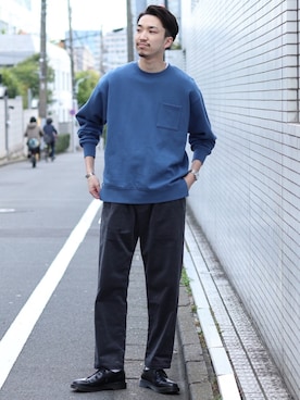 「coen（コーエン）のアイテム」を使った、Kouta Shimizuさん（メンズ・182cm）の秋コーディネート