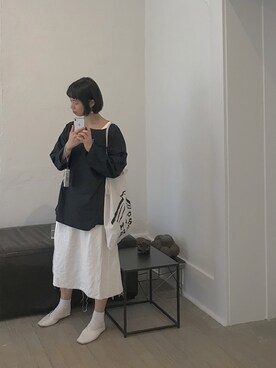 「Jeffrey Campbell（ジェフリーキャンベル）のアイテム（スリッポン）」を使った、weikuplazycatさん（レディース・159cm）の秋コーディネート