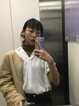Speakkkさん（レディース・160cm）の冬コーディネート