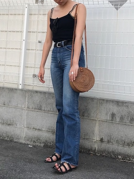 MOUSSY(マウジー)の「GBL MV STRAIGHT FLARE(デニムパンツ)」 - WEAR