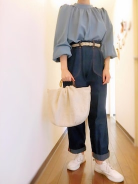 「buddy（バディ）のアイテム」を使った、いちごばななさん（レディース・154cm）の夏コーディネート