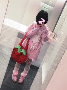 「milklim（milklim）のアイテム」を使った、𝕒𝕤𝕦𝕜𝕒さん（レディース・153cm）の春コーディネート