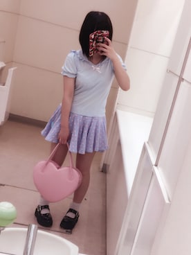 「milklim（milklim）のアイテム（Tシャツ/カットソー）」を使った、𝕒𝕤𝕦𝕜𝕒さん（レディース・153cm）の秋コーディネート