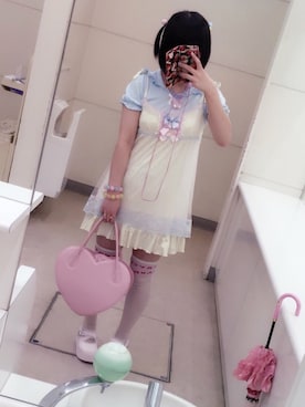 「Nile PERCH（ナイルパーチ）のアイテム（ワンピース/ドレス）」を使った、𝕒𝕤𝕦𝕜𝕒さん（レディース・153cm）の秋コーディネート