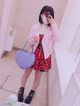 「milklim（milklim）のアイテム」を使った、𝕒𝕤𝕦𝕜𝕒さん（レディース・153cm）の春コーディネート