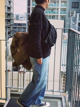 「ct70」｜「アイテム（ダウンジャケット/コート）」を使った、Kenjiman Jrさん（メンズ・165cm）の春コーディネート