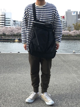 「titivate（ティティベイト）のアイテム」を使った、Kenjiman Jrさん（メンズ・165cm）の春コーディネート