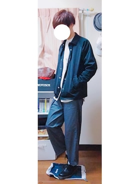 「PROJECT SR'ES（プロジェクトエスアールエス）のアイテム（パンツ）」を使った、ゆづきさん（メンズ・173cm）の春コーディネート