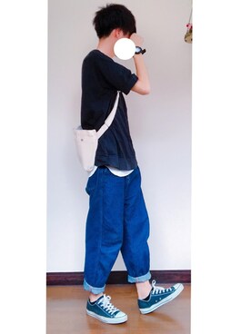 「LE JUN STANDARD（ルジュン スタンダード）のアイテム」を使った、ゆづきさん（メンズ・173cm）の夏コーディネート