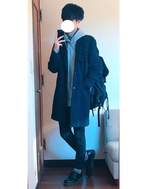ゆづきさん（メンズ・173cm）の冬コーディネート