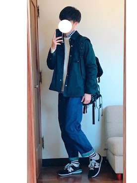 ゆづきさん（メンズ・173cm）の冬コーディネート