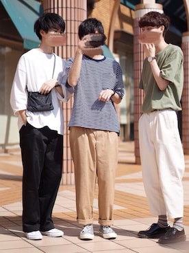 「オフ会」｜ゆづきさん（メンズ・173cm）の春コーディネート