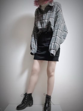 𝘆𝘂𝗺𝗲︎☺︎さん（レディース・162cm）の冬コーディネート