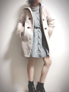 𝘆𝘂𝗺𝗲︎☺︎さん（レディース・162cm）の冬コーディネート